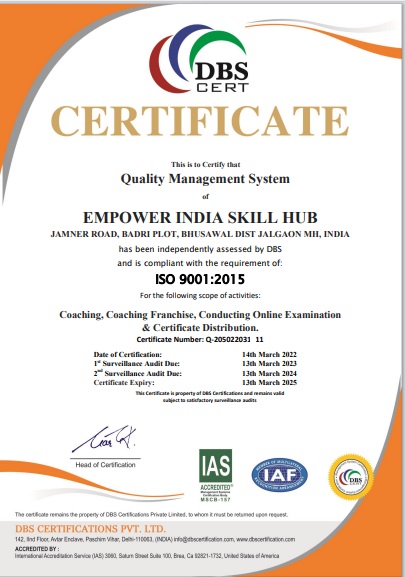 Quality Management Certificate